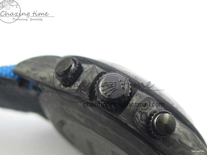 On Daytona Blue Strap Edition Blue DIW Dial Best Carbon A7750 WWF Nylon V2 0122